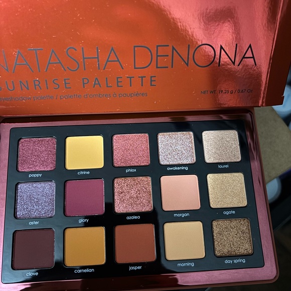 Natasha Denona Sunrise Palette — Poppy Citrine Phlox & Golds